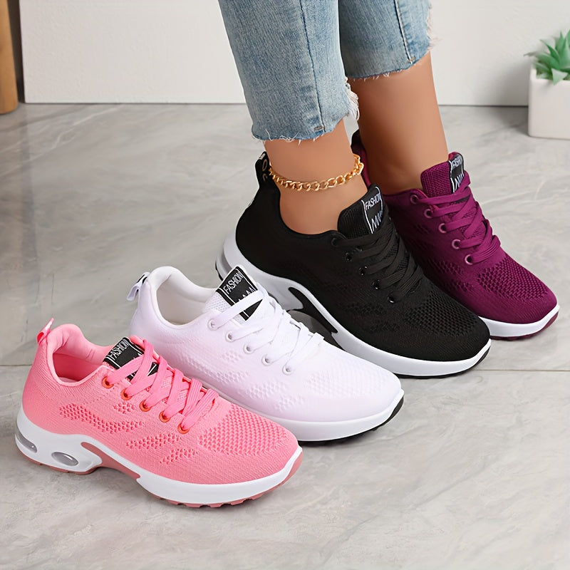 New Women'S White Casual Sneakers