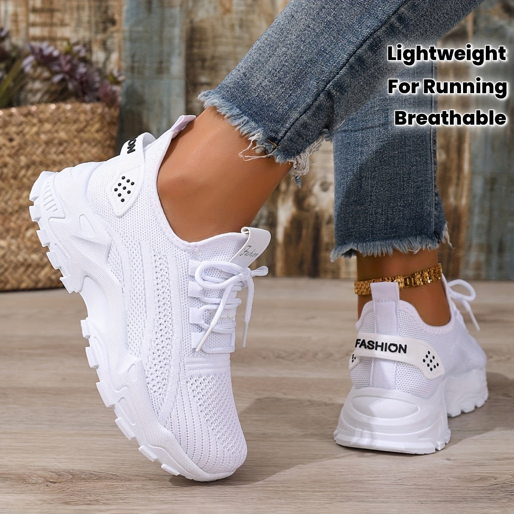 ZOSIVC Women's Plus Size Lightweight Tennis Sneakers