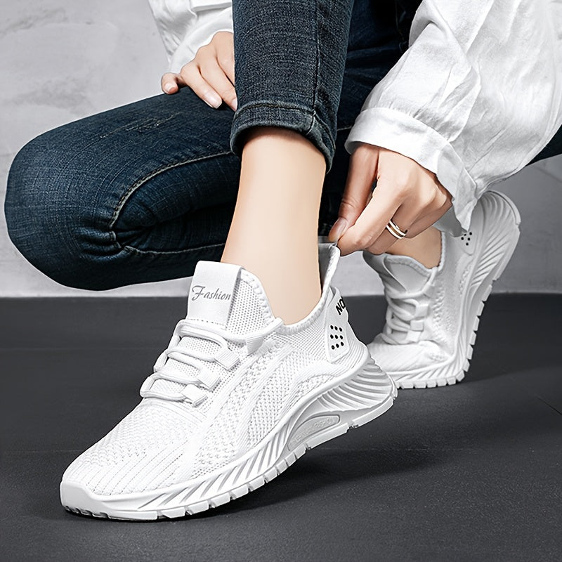 Women's Fashion Knit Flat Shoes, Women Shoes, Sneakers
