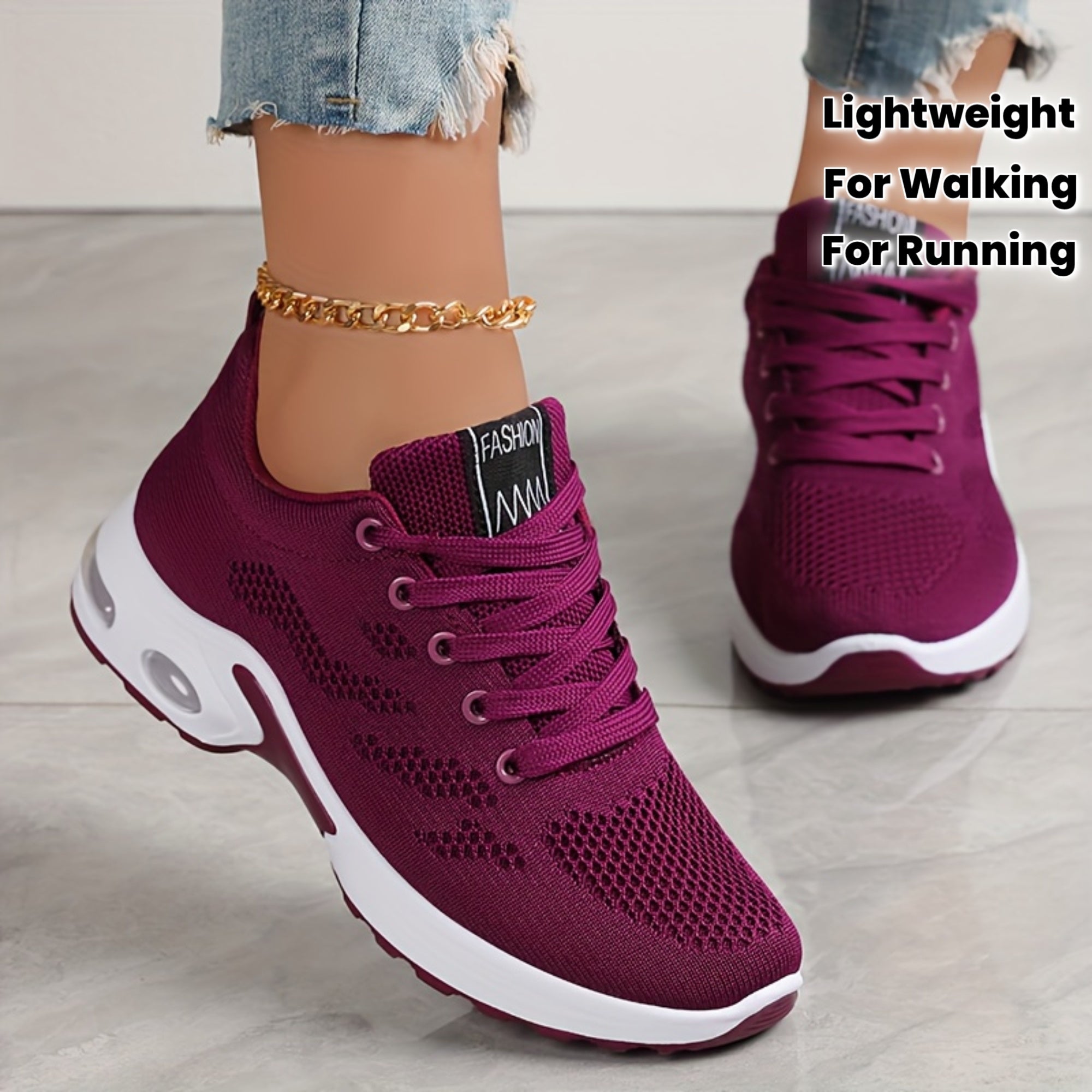 New Women'S White Casual Sneakers