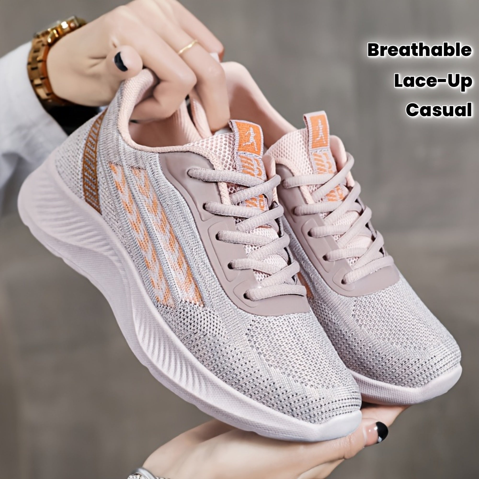 FKO Women's Breathable Mesh Sneakers